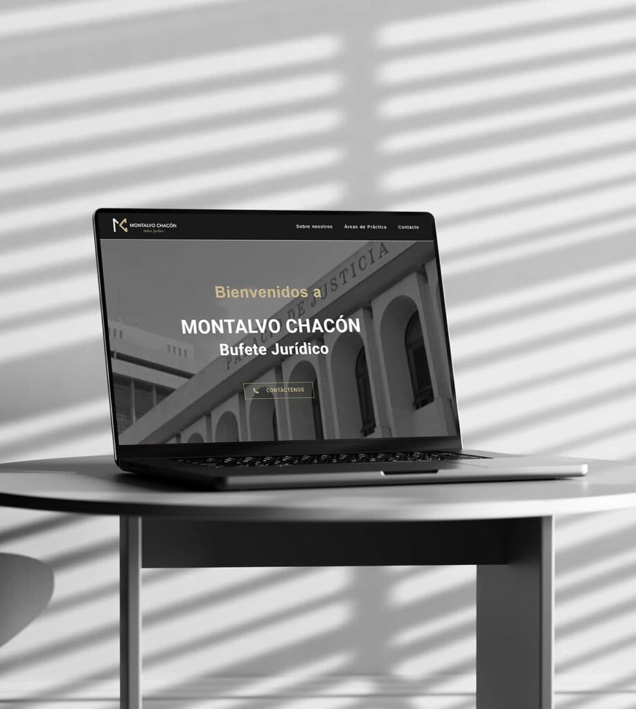 Diseño web bufete jurídico Guatemala